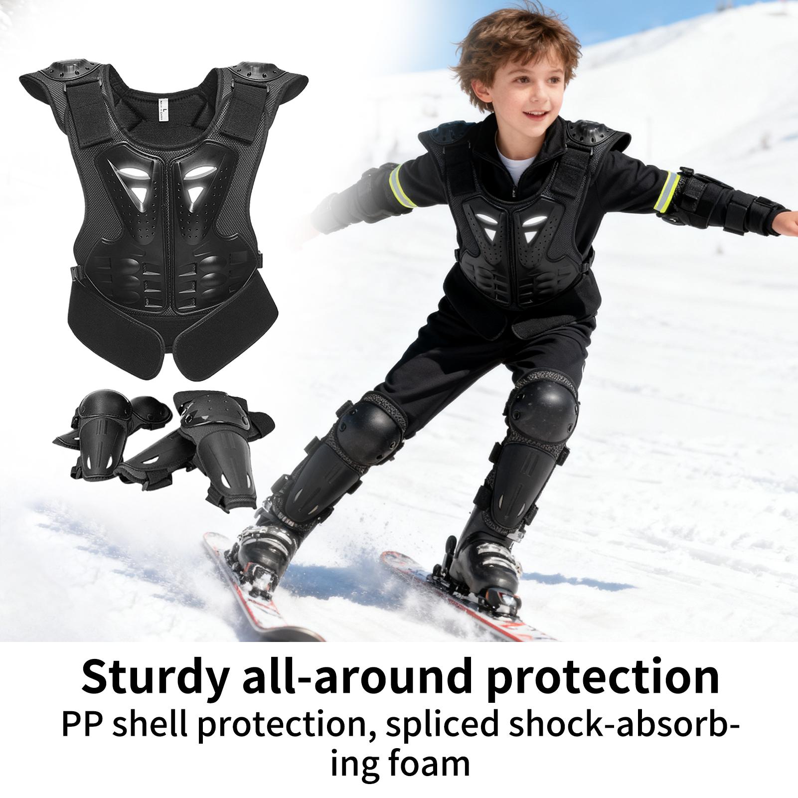 Cycling Gear Jacket - Youth Motocross Gear Chest Protector with