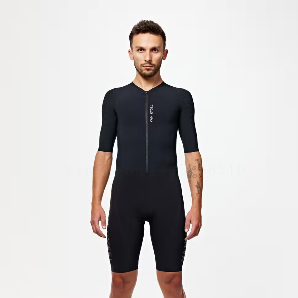 Cycling Gear Brands - Men's Cycling Skinsuit Breathable Short Sleeve