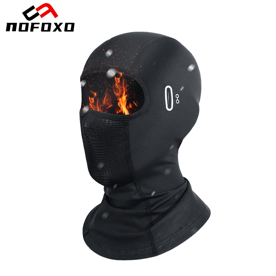 Cycling Gear In Winter - NOFOXO Winter Motorcycle Riding Face Mask
