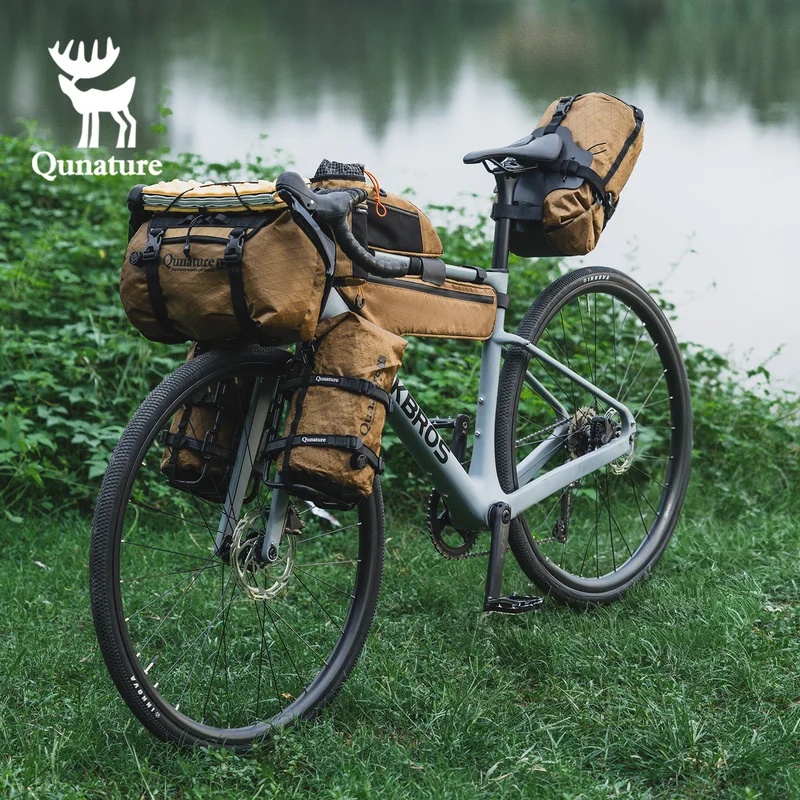Cycling Gear Duffle - Qunature 6/12L Exhaust Bikepacking Bicycle Bag