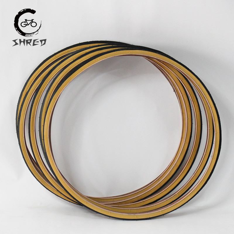 Yellow Cycling Gear - Retro Bicycle Tires 700C Road Bike