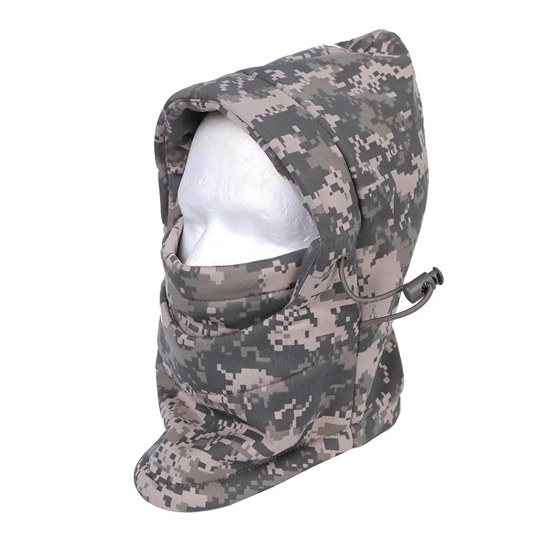 Cycling Gear In Winter - Tactical Camouflage Warm Hood Face Neck