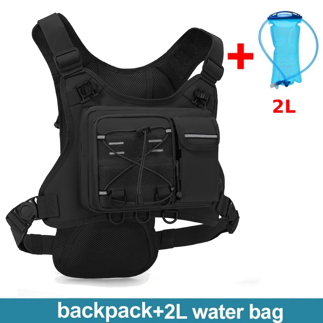 Cycling Gear Duffle - Multi-functional Chest Pack Tactical Vest for