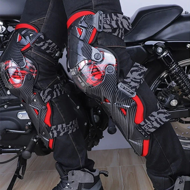 Cycling Gear Padding - Motocross Outdoor Racing Knee Pads Motorcycle