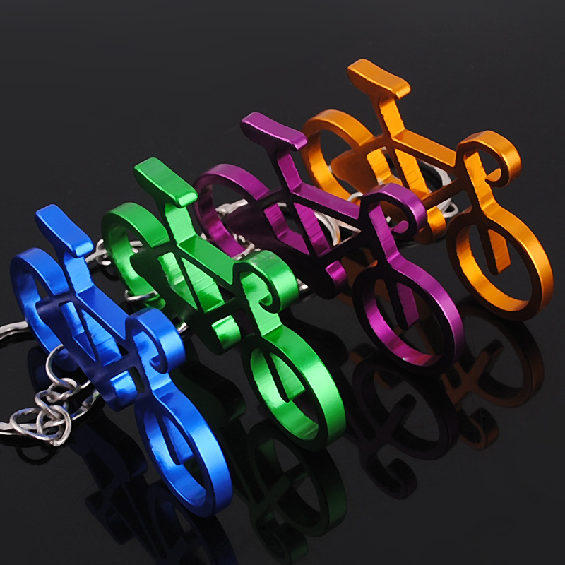 New Metal Keychain Men Women C - Yellow Cycling Gear review and price