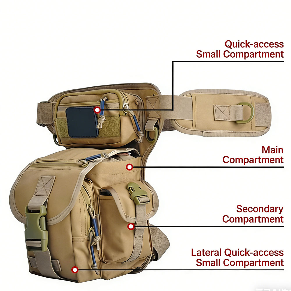 Tactical Drop Leg Bag Motorcyc - Cycling Gear Pouch review and price