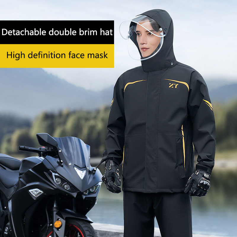 Motorcycle Spilt Raincoat Pant - Cycling Gear Jacket review and price