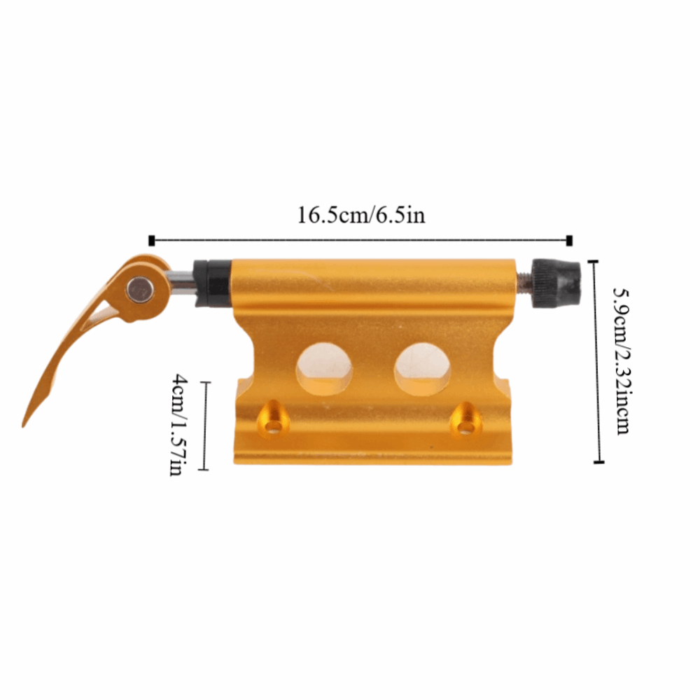 Aluminum Alloy Bike Fork Mount - Yellow Cycling Gear review and price