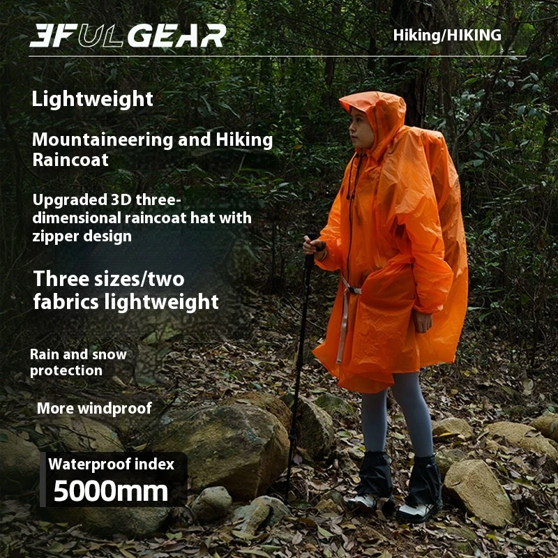 3F UL GEAR Zipper Raincoat 15D - Cycling Gear Jacket review and price