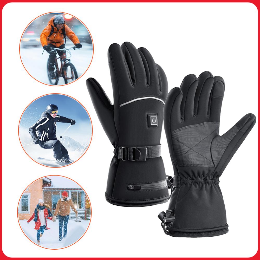 Touch Screen Heated Gloves Col - Cycling Gear Temperature review and price