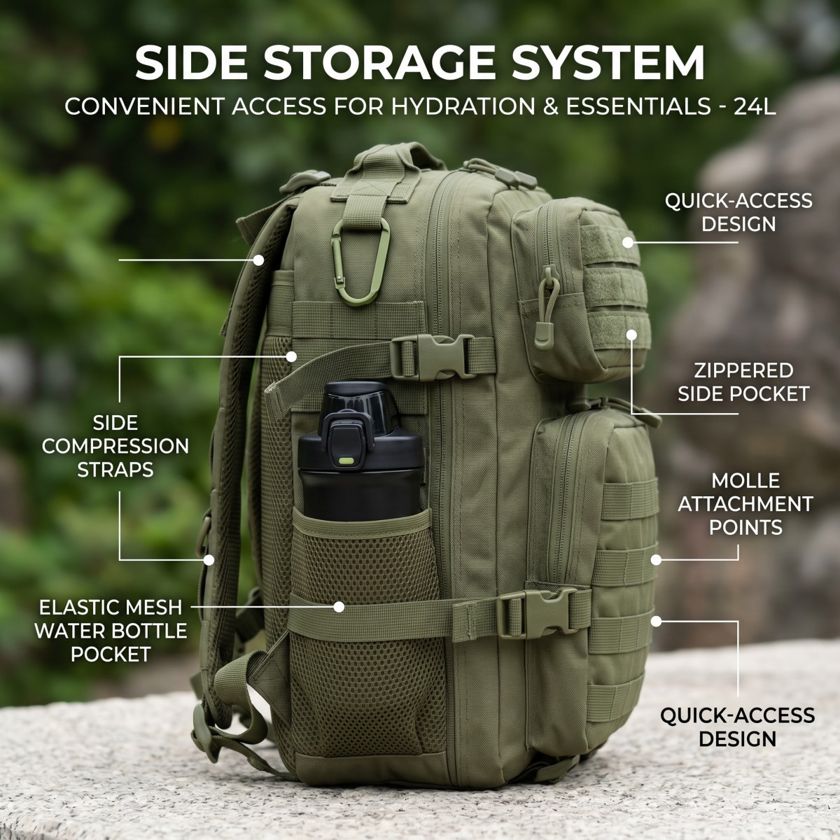 24L Molle Tactical Backpack fo - Cycling Gear Duffle review and price