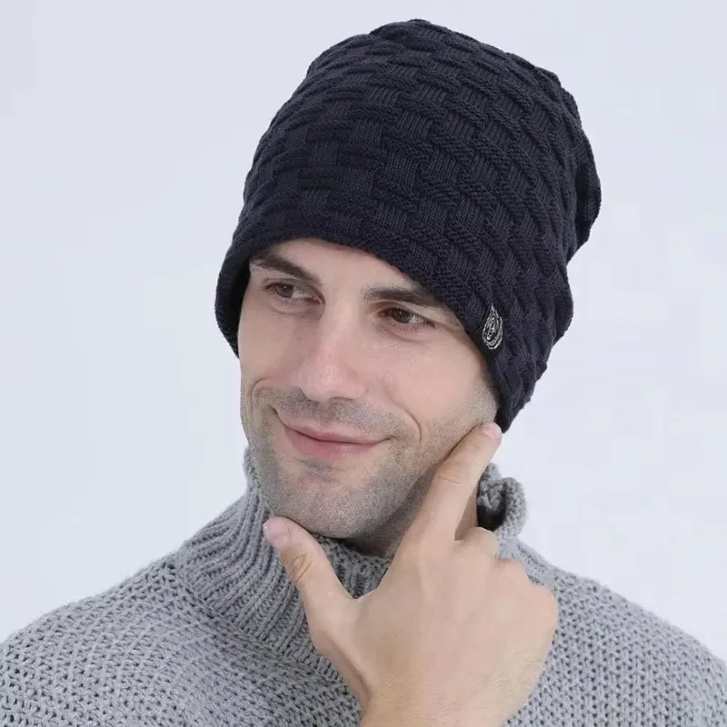 Mens Plush Lining Beanie Winte - Cycling Gear In Winter review and price