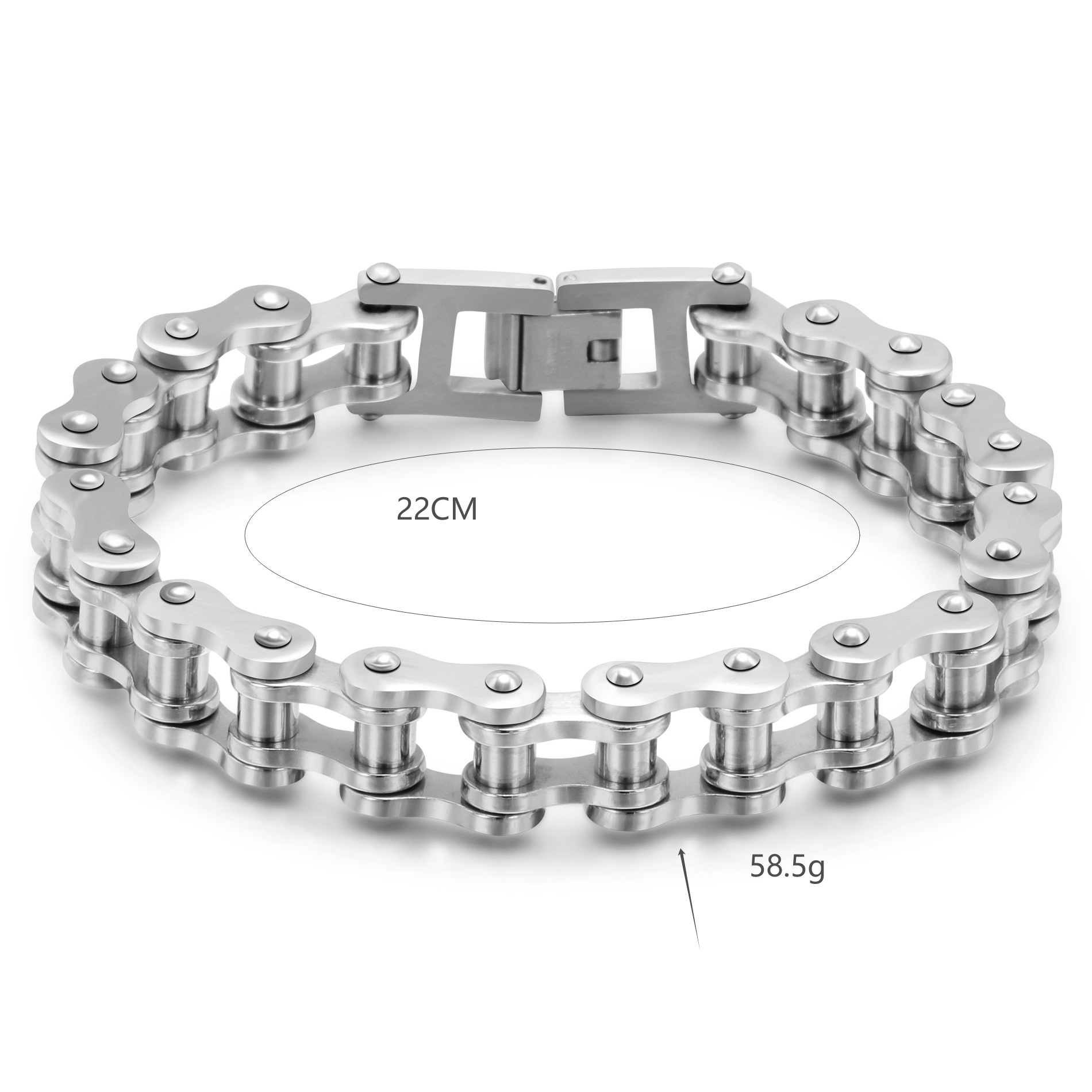 Stainless Steel Biker Chain Br - Yellow Cycling Gear review and price