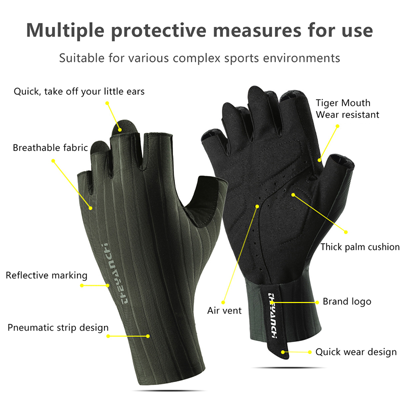 Summer Breathable Half Finger  - Cycling Gear Padding review and price