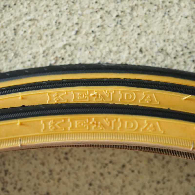 Retro Bicycle Tires 700C Road  - Yellow Cycling Gear review and price