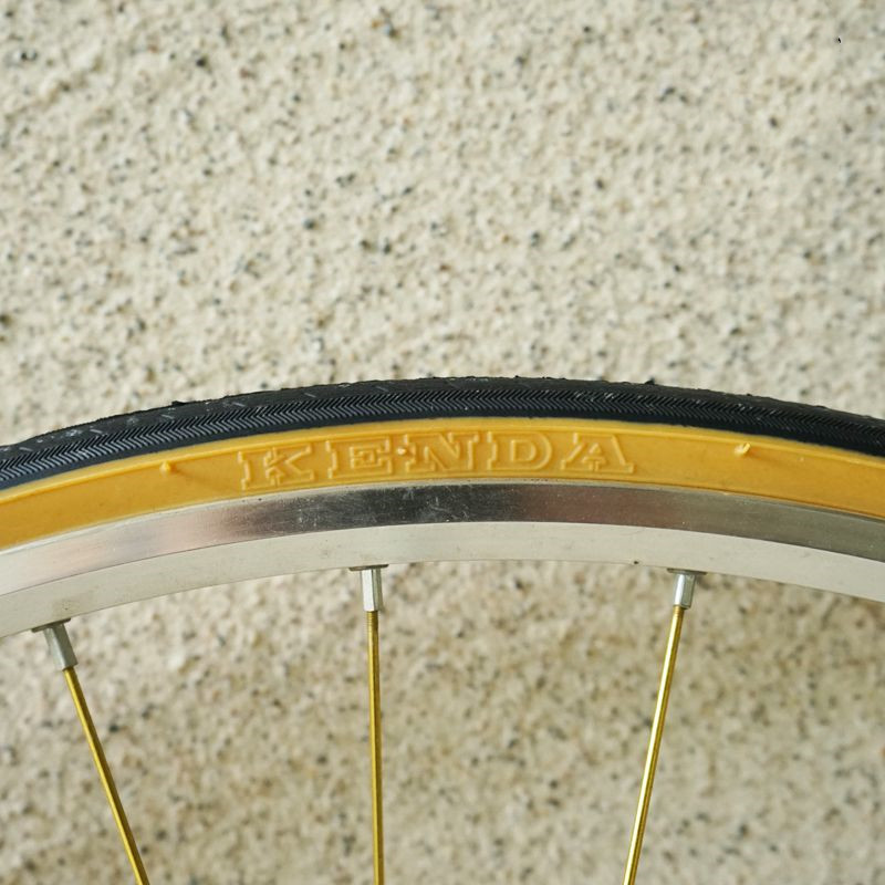 Retro Bicycle Tires 700C Road  - Yellow Cycling Gear review and price