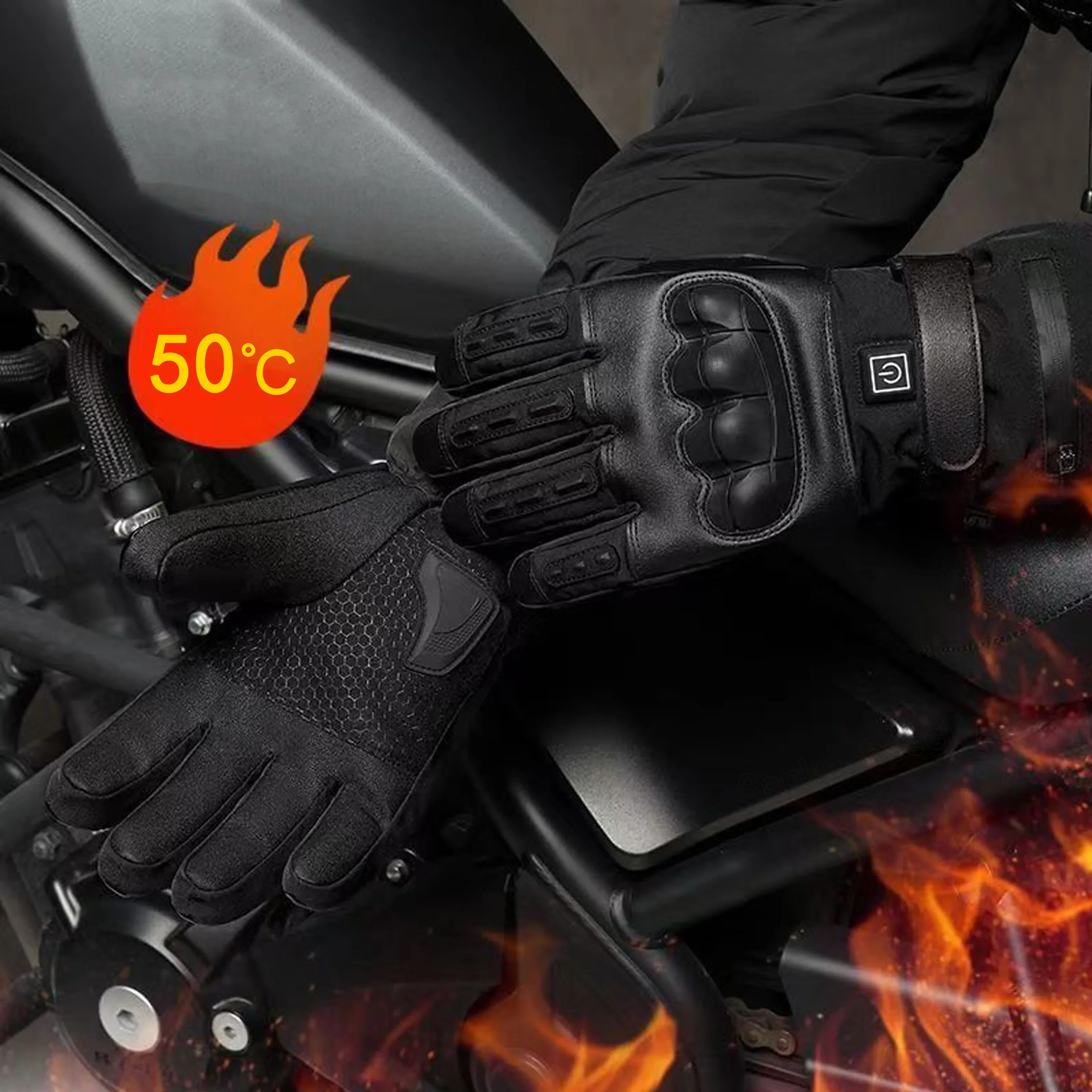 Heated Motorcycle Gloves for M - Cycling Gear In Winter review and price
