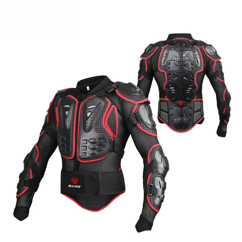 Black Anti-fall Cycling Protec - Cycling Gear Jacket review and price