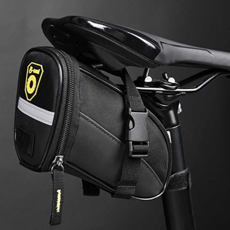 1pc Bicycle Saddle Bag Leather - Cycling Gear Pouch review and price