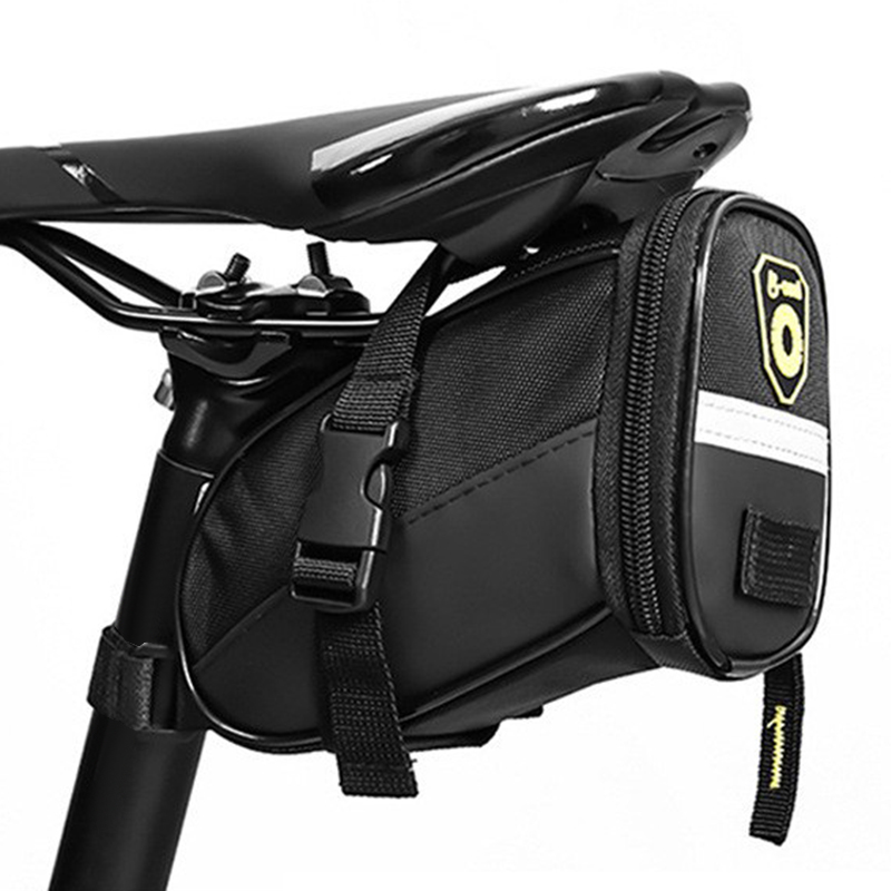 1pc Bicycle Saddle Bag Leather - Cycling Gear Pouch review and price
