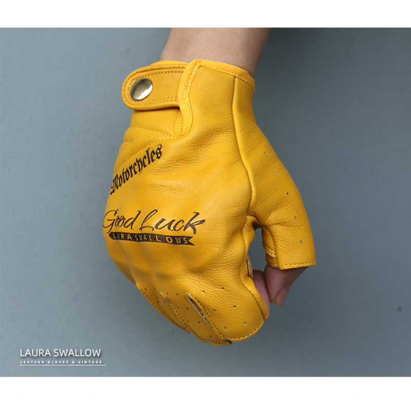 Summer Yellow Cowhide Half-Fin - Yellow Cycling Gear review and price