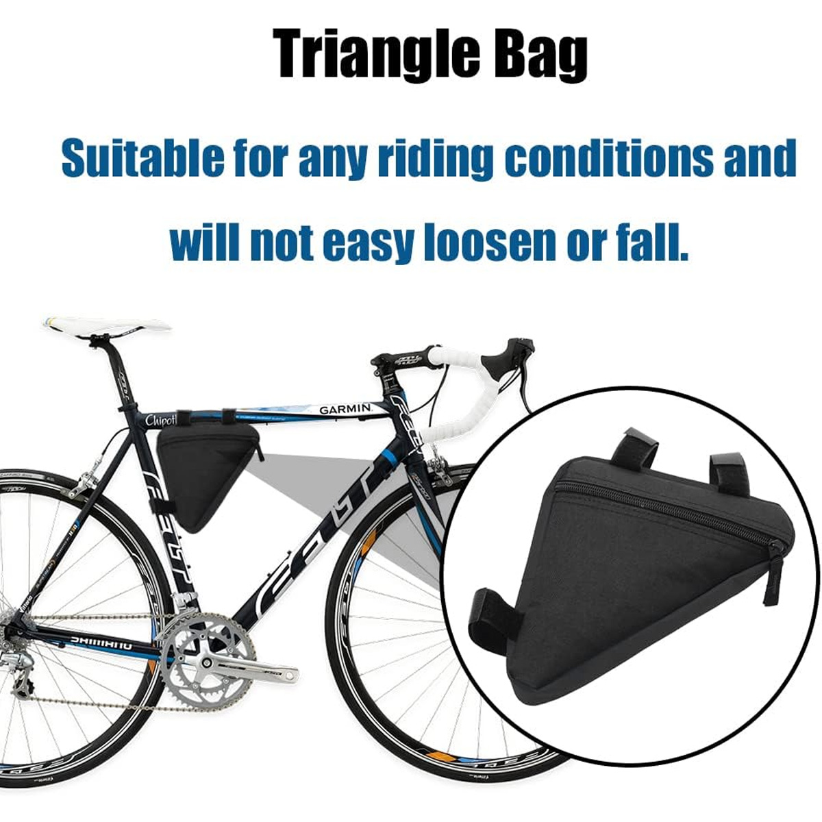 PINMOAP Bicycle Triangle Bag W - Cycling Gear Pouch review and price