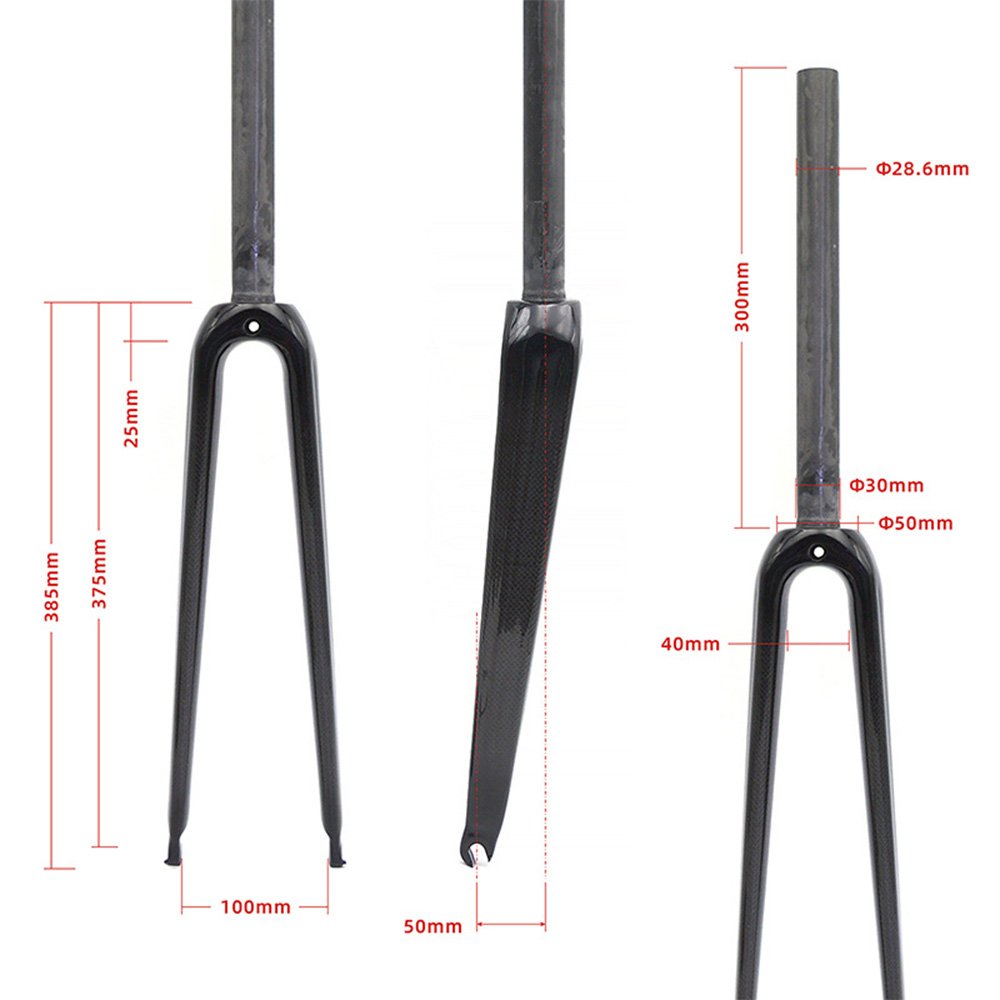 650C Full Carbon Rigid Front F - Cycling Gear Inches review and price